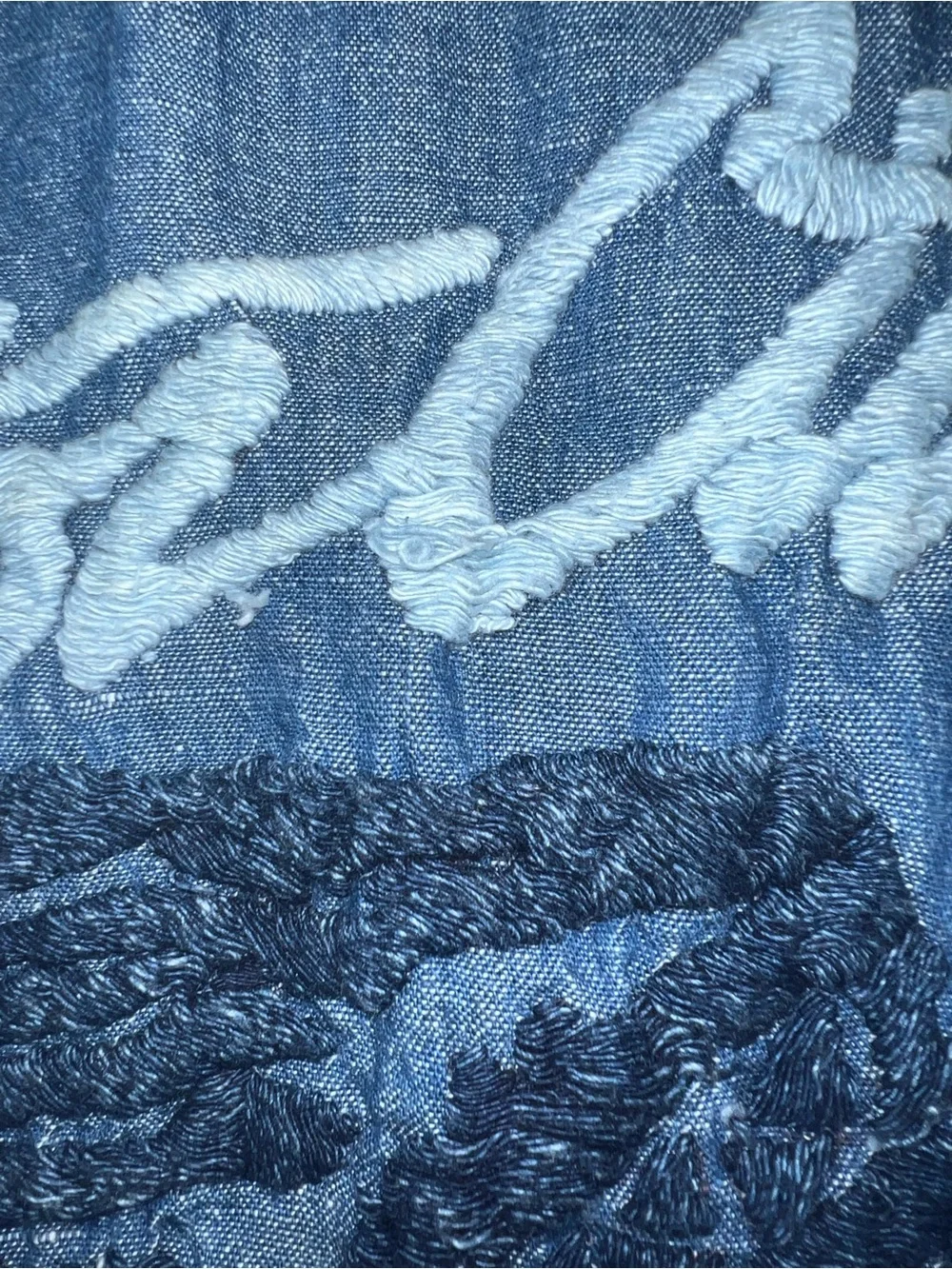 The Great China Wall Motor City Freedom Cycle Denim Shirt ASO Jessica Simpson - Picture 11 of 16